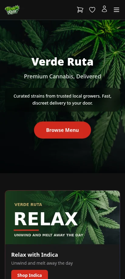 DabDash customer storefront on mobile